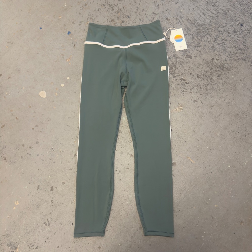 Vuori AllTheFeels Corset Leggings Agave Green VW4363 Womens Medium NWT